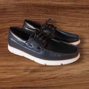 Marco Vitale Collezione Size 13 Mens Loafer Black Lace Up Casual Designer shoes